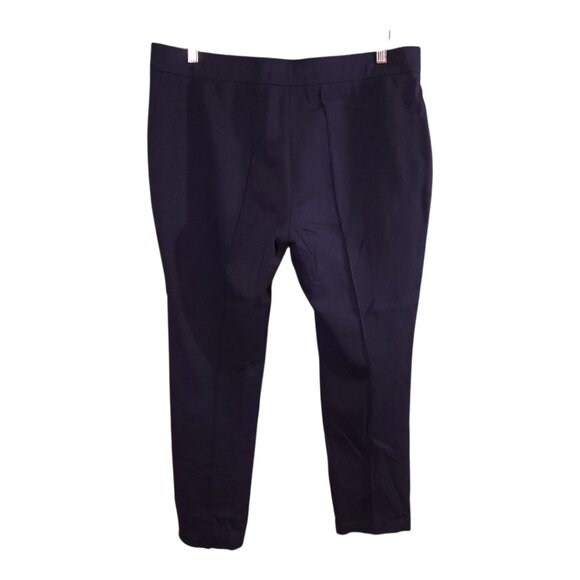 AKRIS Punto Mara Black Jersey Leggings Quiet Luxury Capsule Wardrobe Women's 14 - Picture 7 of 9
